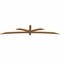 Ekena Millwork Davenport Timber Gable Bracket, Western Red Cedar, 108"W x 22"H x 1 1/2"D x 3 1/2"F, 5/12 Pitch GBW108X22X0204DAV00SWR - alternate 3
